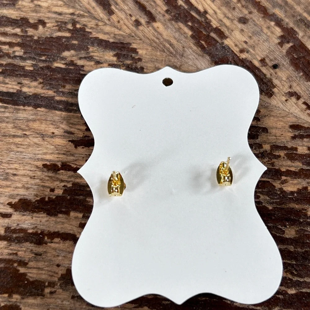 Handmade Broken China Earrings Small Circle Chinoiserie Vintage Style 1